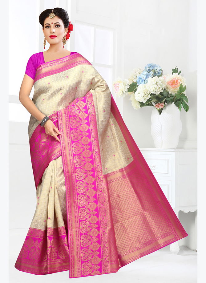 Kasturi Art Silk Party wear Designer Saree Collection 